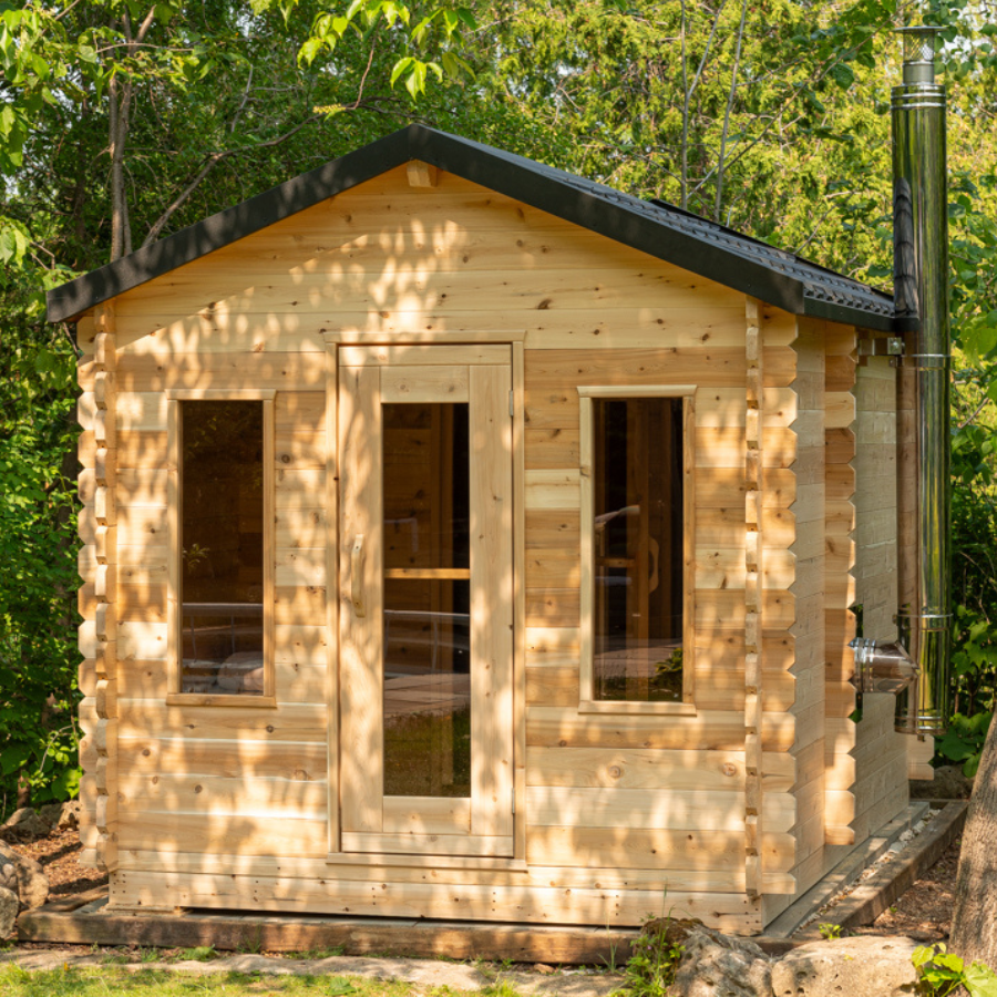 CTC88CW Georgian Cabin - Front view 1